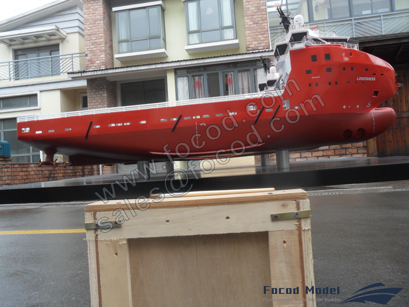 customized model of Platform Supply Vessel of type STX PSV 09 CD 